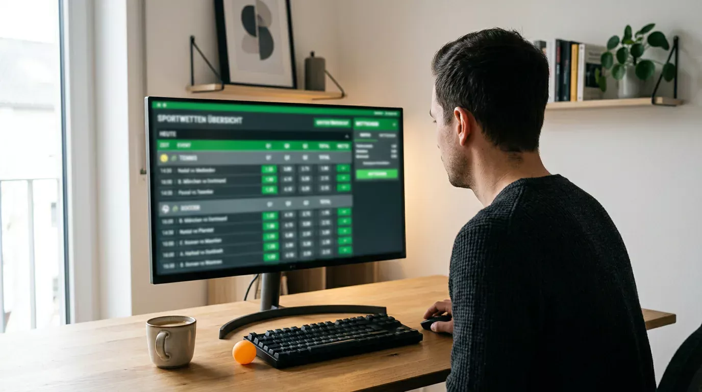 Tischtennis Wettanbieter im direkten Quotenvergleich